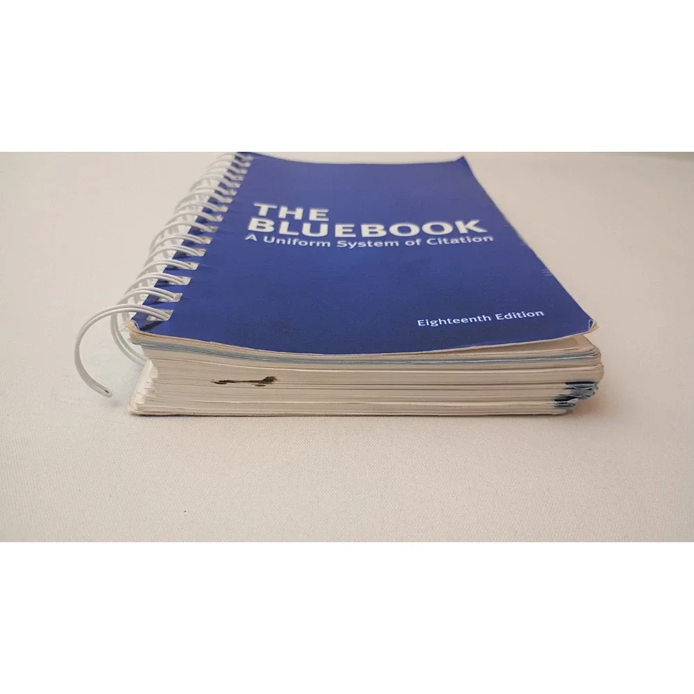 The Bluebook Uniform System of Citation 18th Edition Spiral Bound Paperback